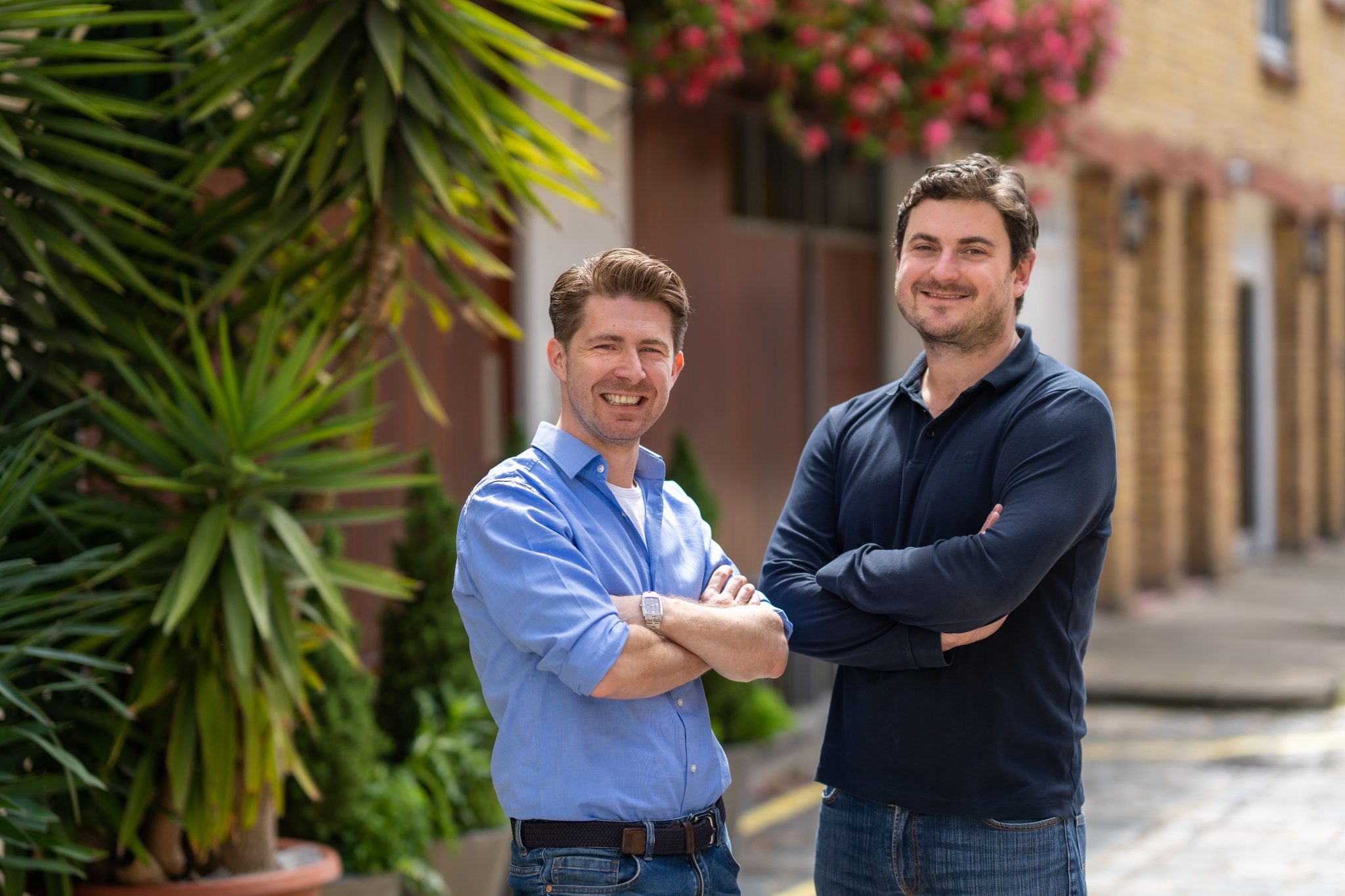 Photo of Echo's CEO Roger Hassan (left) and cofounder Stephen Bourke, who previously launched at Lloyds Pharmacy online in Ireland and Australia.