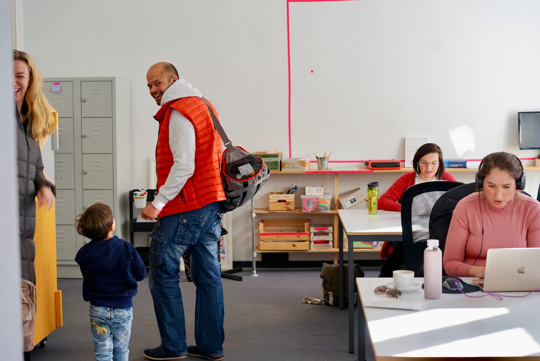 Coworking with childcare at The Village, Switzerland.