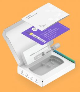 Inside Atlas Biomed's microbiome test kit. Inside Atlas Biomed's microbiome test kit.