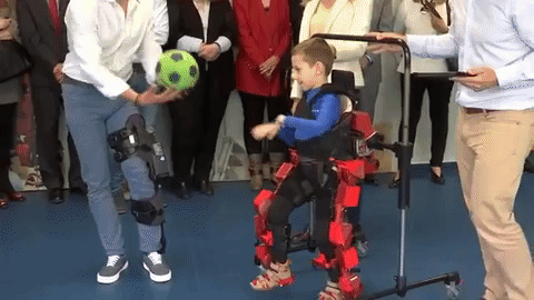 Marsi Bionics exoskeleton. 
