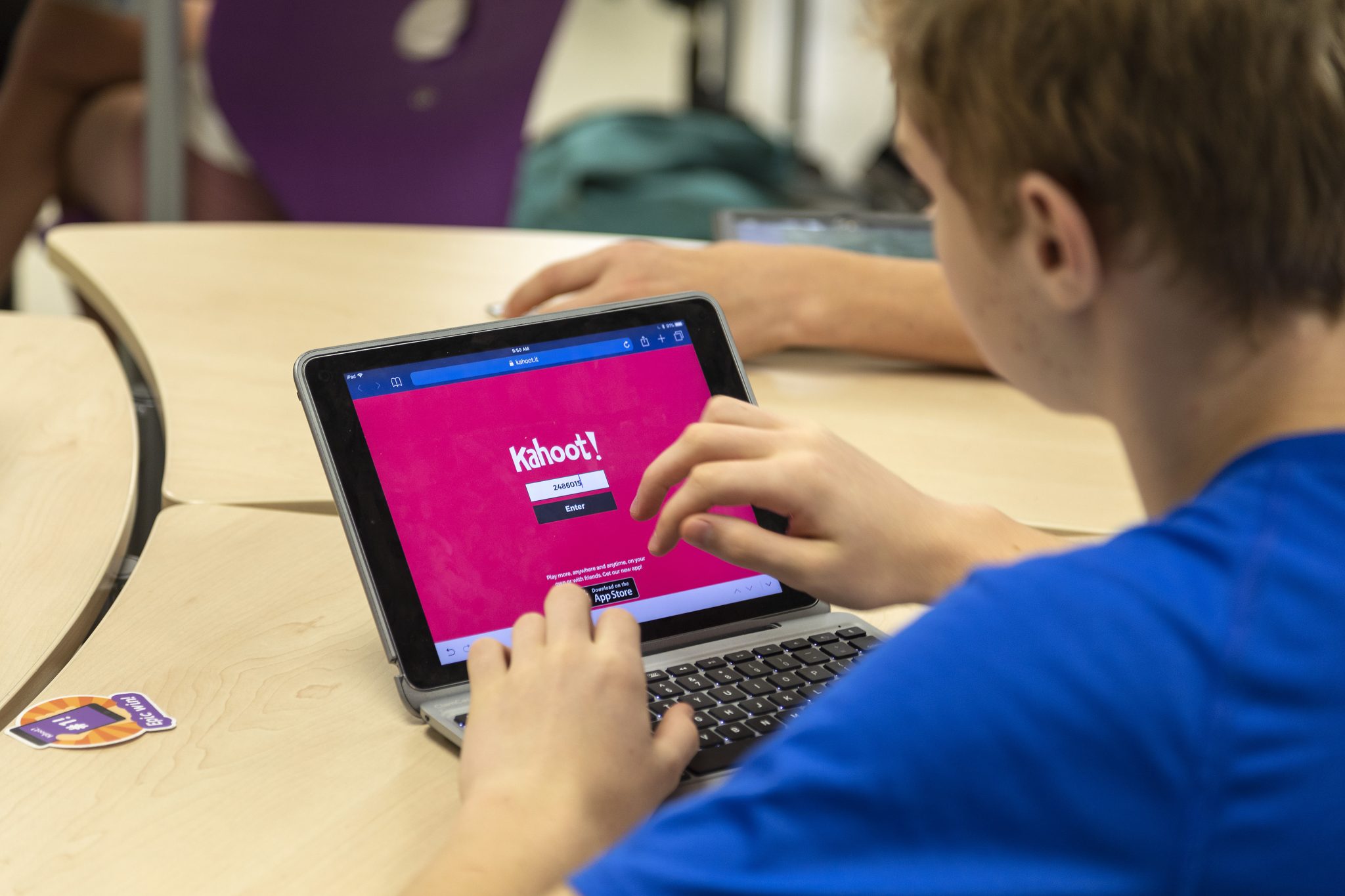 Picture of Kahoot in action 