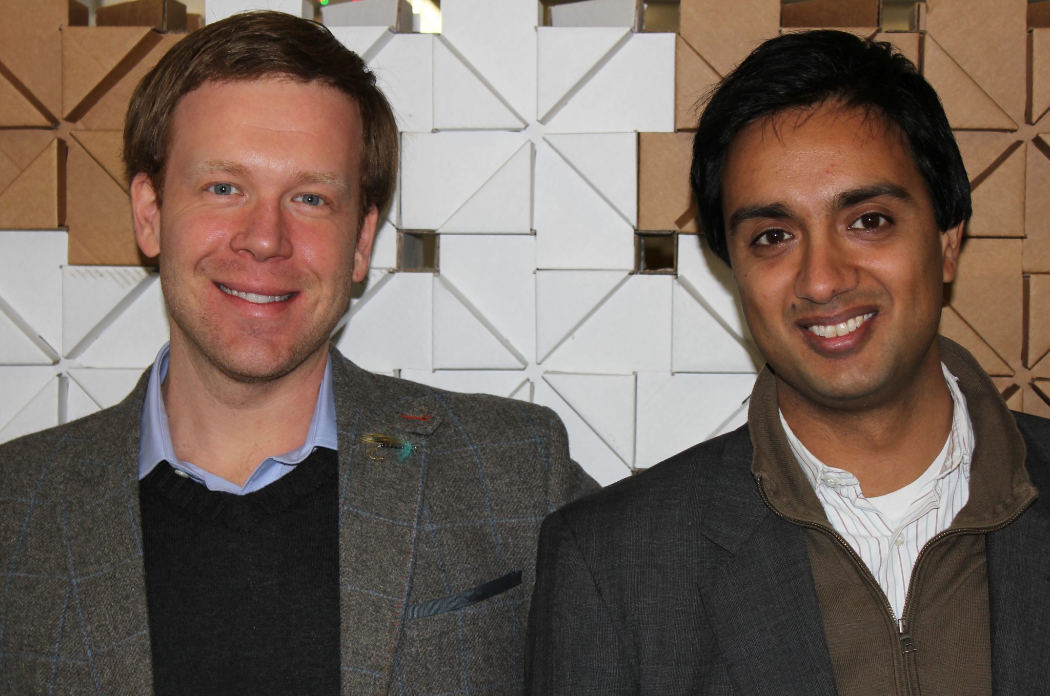 Photo of partners at Hoxton Capital, Rob Kniaz and Hussein Kanji.