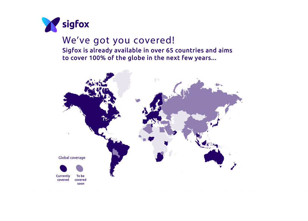 Sigfox coverage map