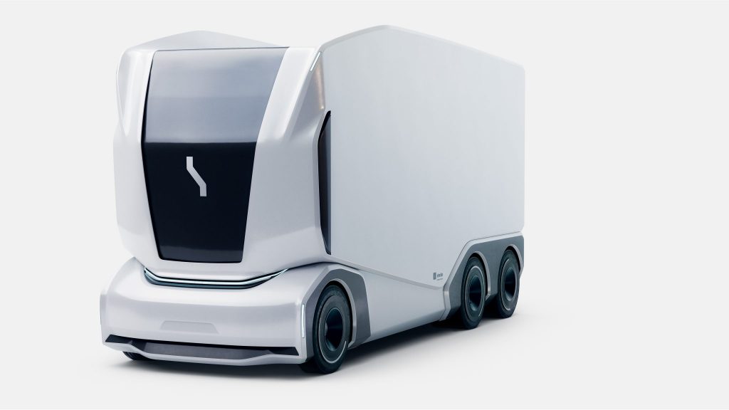 A concept image of an Einride truck — or "pod", as the company likes to call them