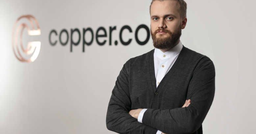 Copper's founder Dmitry Tokarev