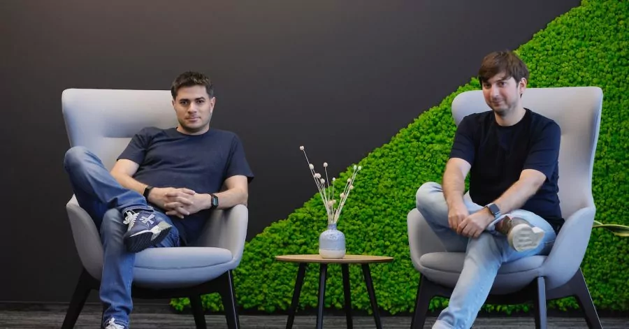 Ioan Iacob and Serban Chiricescu, founders of Flowx.ai