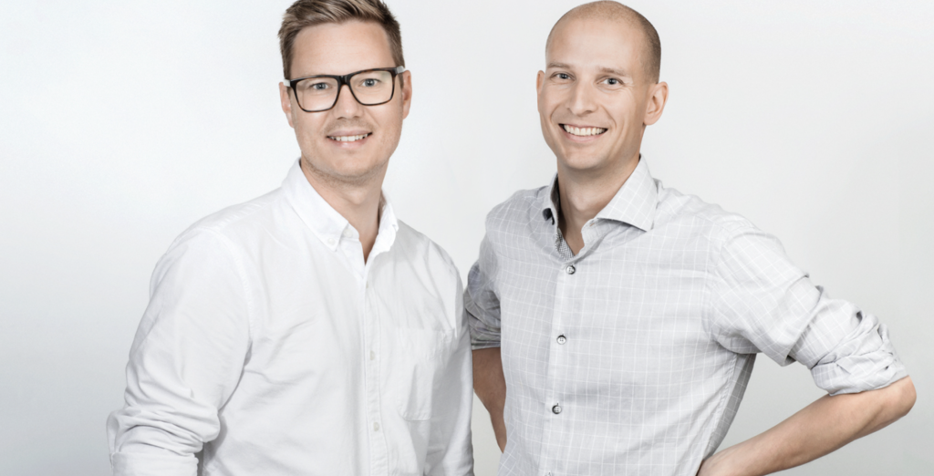 Tibber cofounders Edgeir Vårdal Aksnes and Daniel Lindén