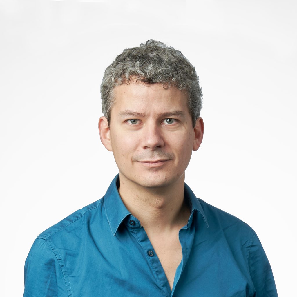 A headshot of Exotec CEO Romain Moulin