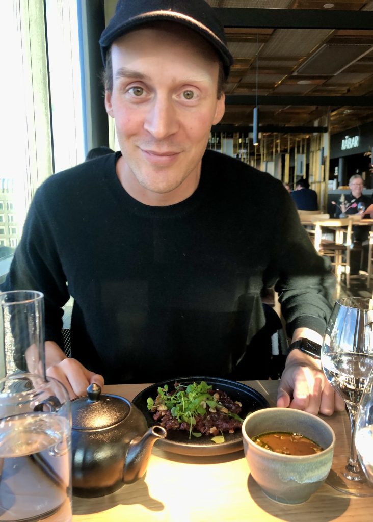 Johannes Schildt, Kry's CEO and cofounder, at Brunch with Sifted in Stockholm