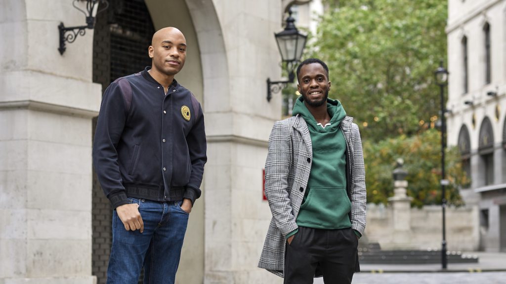 AudioMob cofounders Christian Facey and Wilfrid Obeng