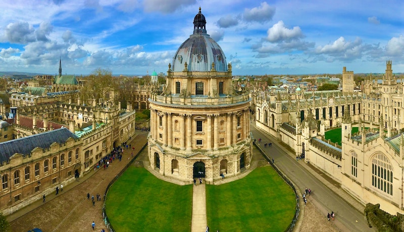 An image of the university of Oxford campus, one of Europe's top unicorn universities
