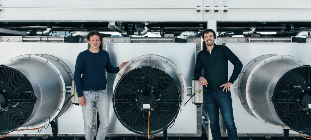 Climeworks' founders Christoph Gebald and Jan Wurzbacher