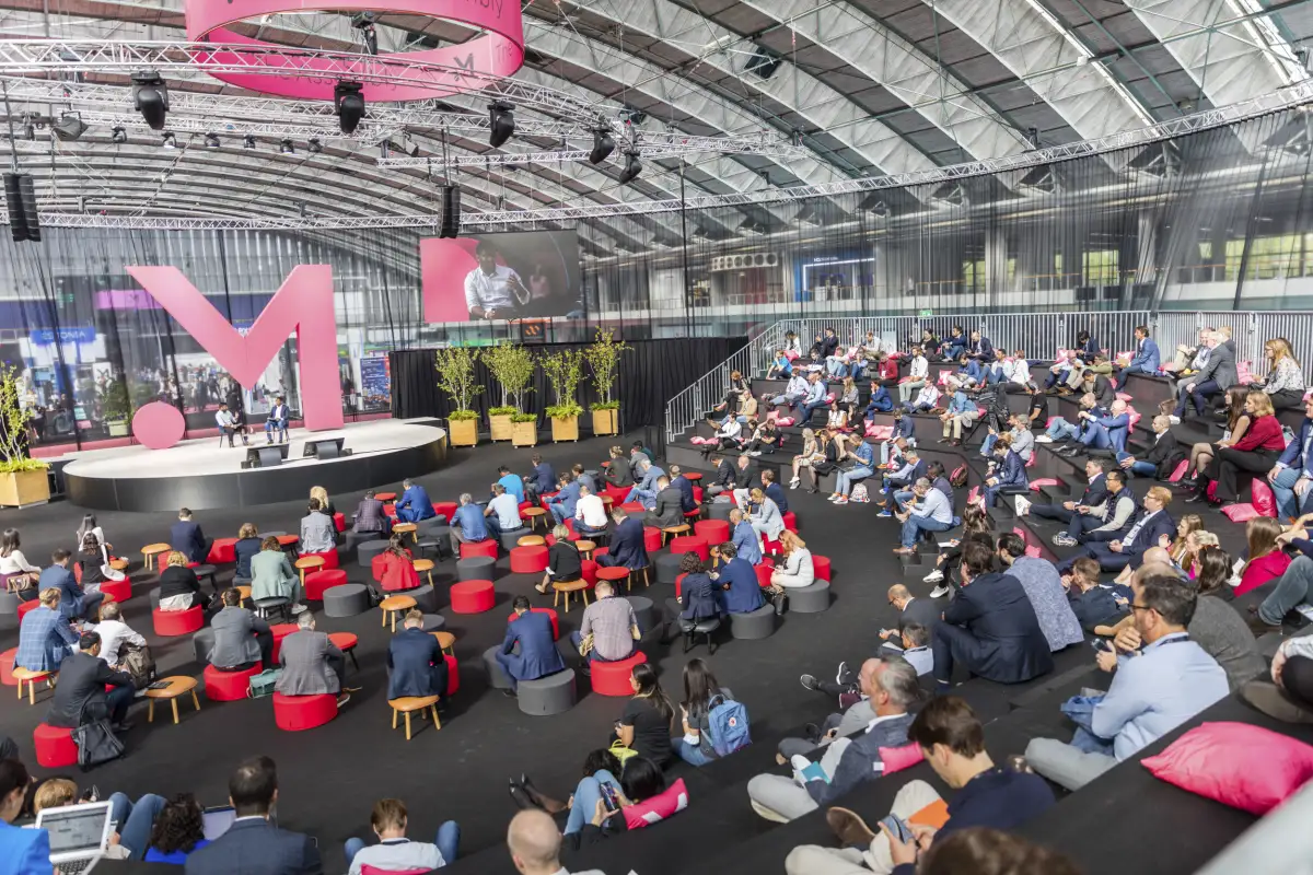 An image of the stage at Money20/20, one of the top tech conferences to attend in 2022