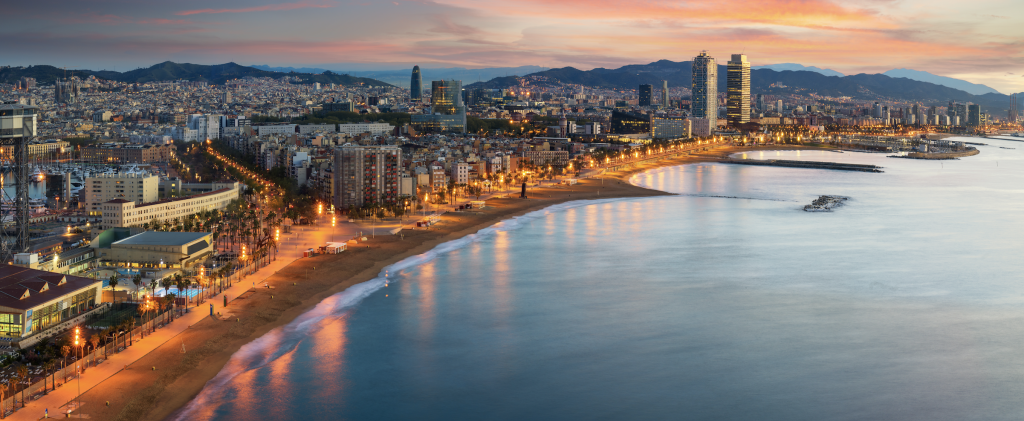 An image of Barcelona, ​​Spain, which will soon have a digital nomad visa
