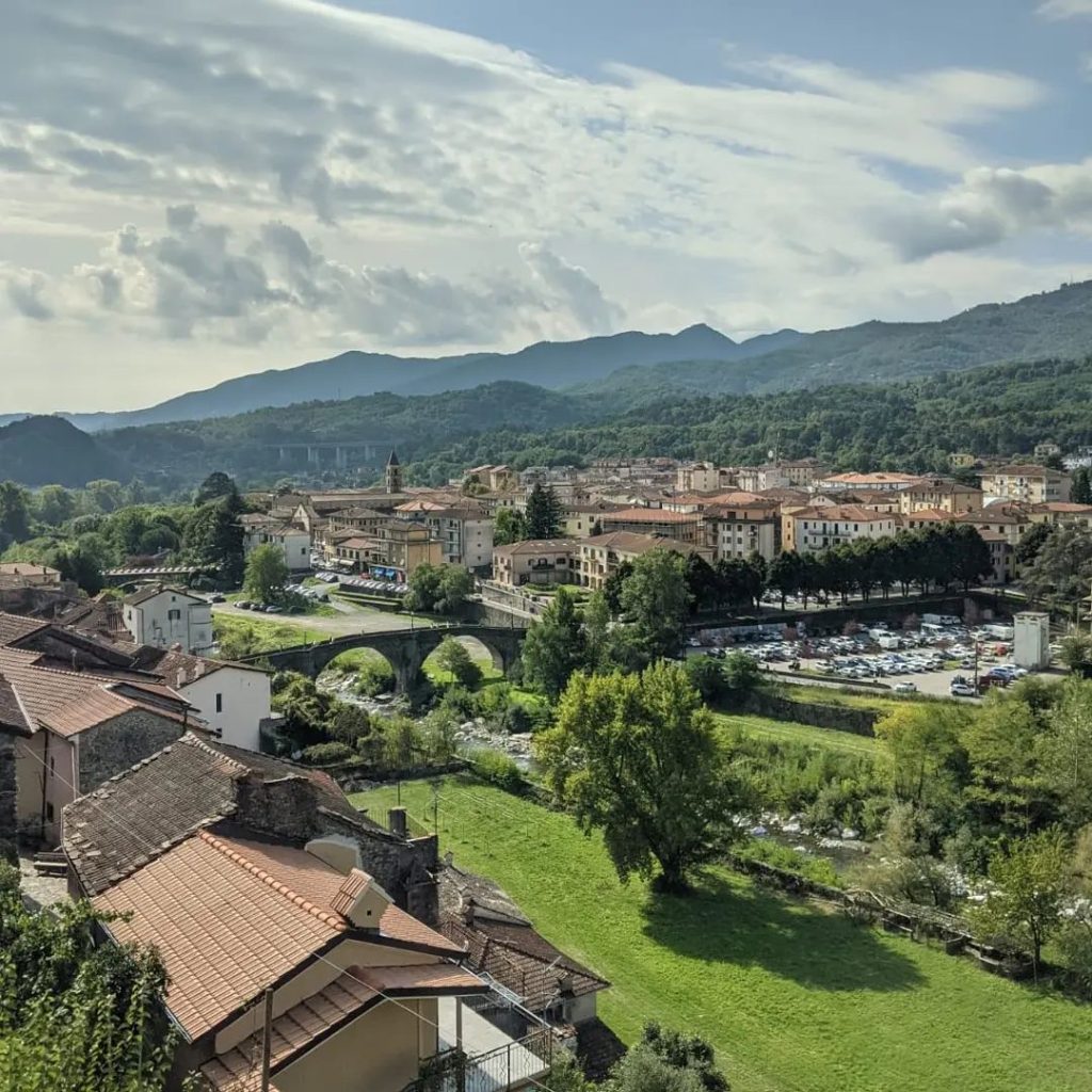 A view of Pontremoli, the Tuscan village where a digital nomad community is being set up