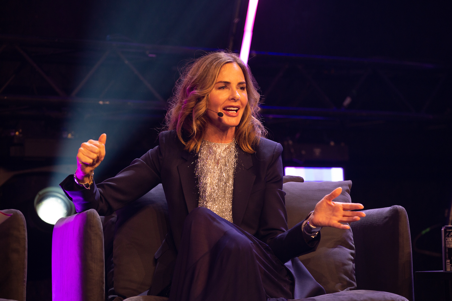 Trinny Woodall on the main stage at the Sifted Summit