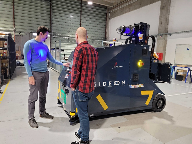 Gideon is building flexible autonomous robots. Credit: Gideon