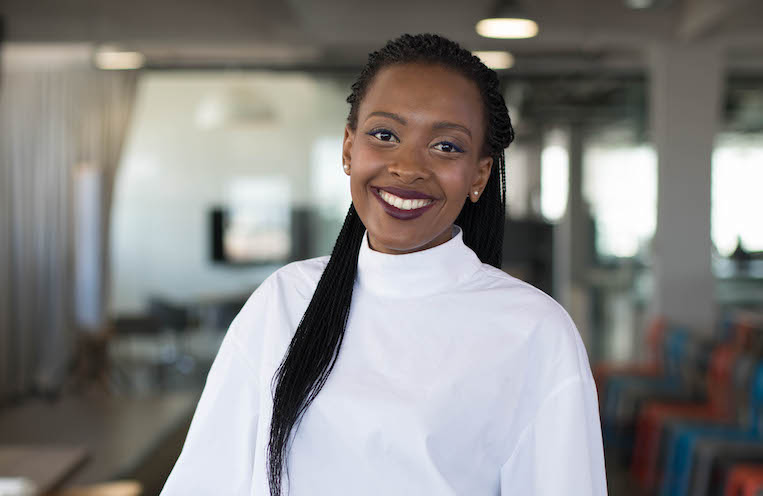 Lethabo Motsoaledi, chief technology officer at Voyc, posing for a headshot